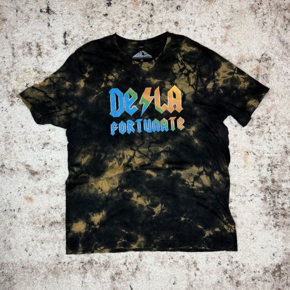 De La Fortunate Band Tie Dye Tee